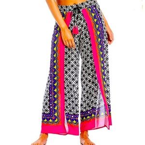 Trina Turk Tanzania Scarf Cover Up Beach Pants